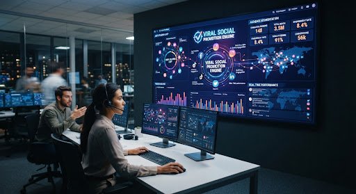 Viral social promotion engine